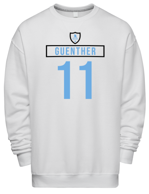 Home Jersey Dylan Guenther Premium Unisex Crewneck Sweatshirt | Swagsta