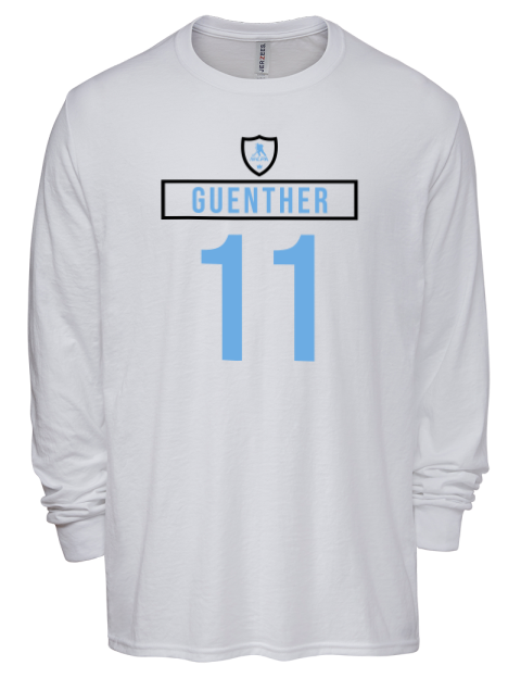 Home Jersey Dylan Guenther Men's Premium Blend Long Sleeve-T-Shirt | Swagsta