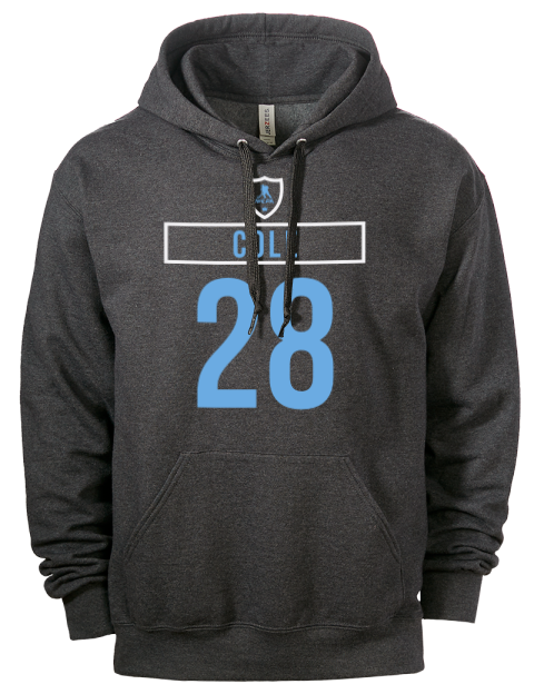 Away Jersey Ian Cole Eco Premium Unisex Hooded Sweatshirt | Swagsta