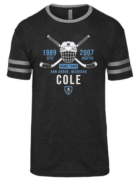 Heritage Ian Cole Men's Tri-Blend T-Shirt | Swagsta