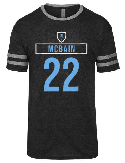 Away Jersey Jack Mcbain Men's Tri-Blend T-Shirt | Swagsta