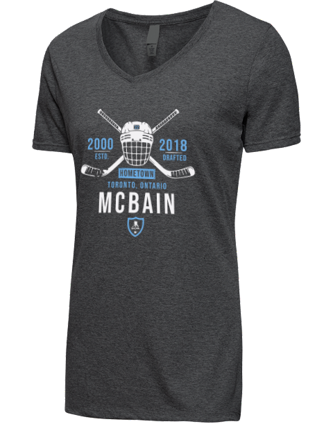 Heritage Jack Mcbain Premium Ladies V-Neck T-Shirt | Swagsta