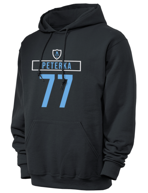 Away Jersey jj peterka Unisex Hooded Sweatshirt | Swagsta