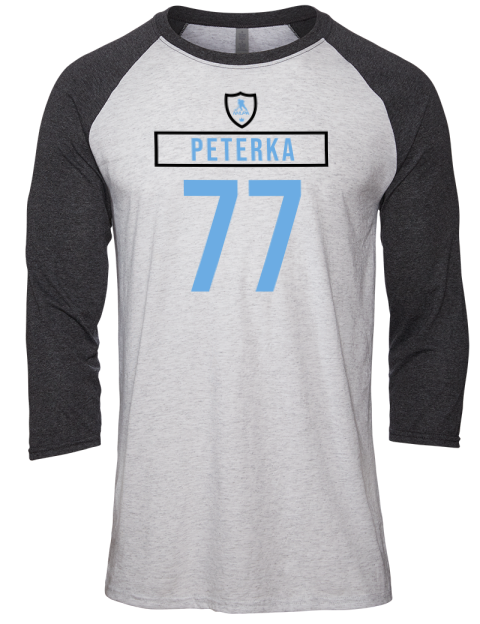 Home Jersey jj peterka Unisex Premium Three-Quarter Raglan T-Shirt | Swagsta