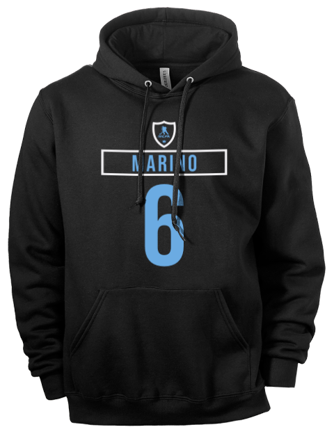 Away Jersey John Marino Eco Premium Unisex Hooded Sweatshirt | Swagsta