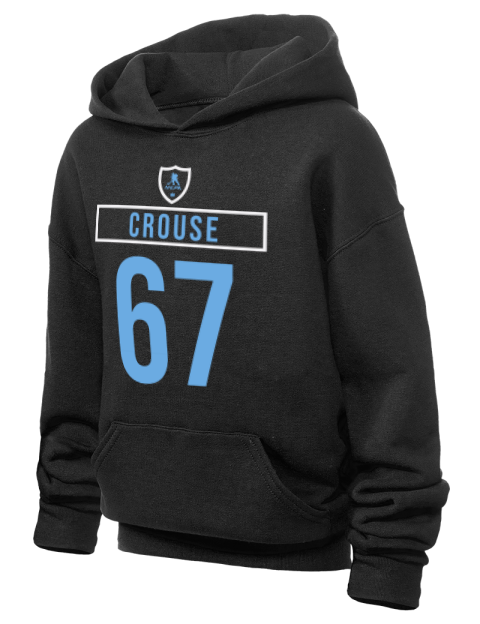 Away Jersey lawson crouse Youth Hooded Sweatshirt | Swagsta