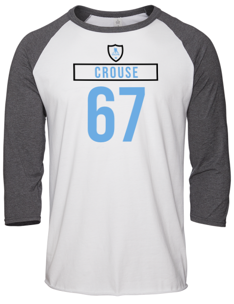 Home Jersey lawson crouse Unisex Premium Three-Quarter Raglan T-Shirt | Swagsta