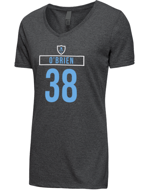 Away Jersey liam obrien Premium Ladies V-Neck T-Shirt | Swagsta