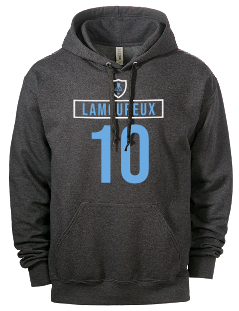 Away Jersey maveric lamoureux Eco Premium Unisex Hooded Sweatshirt | Swagsta