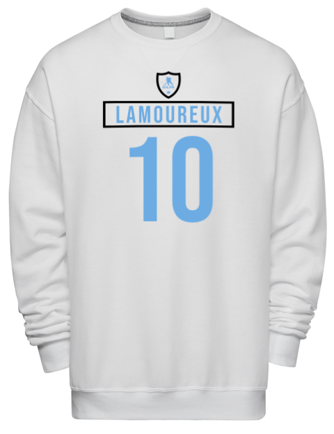 Home Jersey maveric lamoureux Premium Unisex Crewneck Sweatshirt | Swagsta