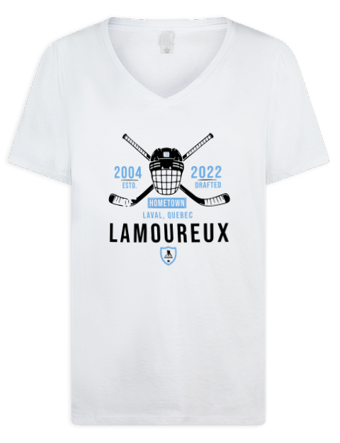 Classic Heritage maveric lamoureux Premium Ladies V-Neck T-Shirt | Swagsta