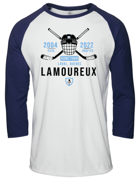 Classic Heritage maveric lamoureux Unisex Premium Three-Quarter Raglan T-Shirt | Swagsta