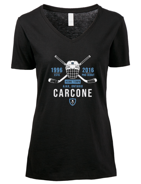 Heritage michael carcone Premium Ladies V-Neck T-Shirt | Swagsta