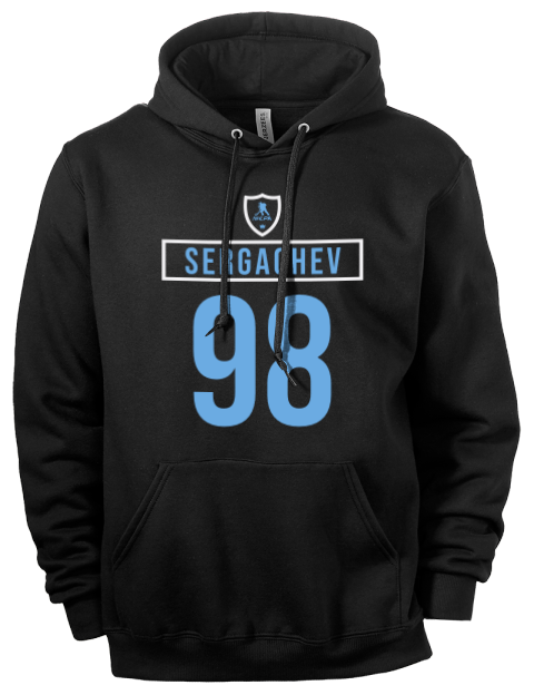 Away Jersey mikhail sergachev Eco Premium Unisex Hooded Sweatshirt | Swagsta