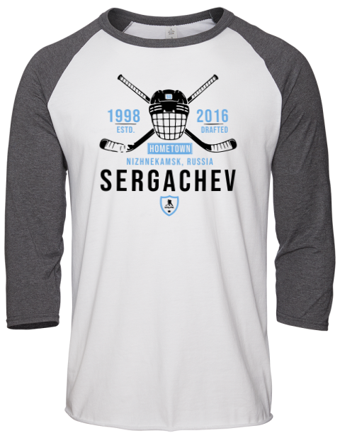 Classic Heritage mikhail sergachev Unisex Premium Three-Quarter Raglan T-Shirt | Swagsta