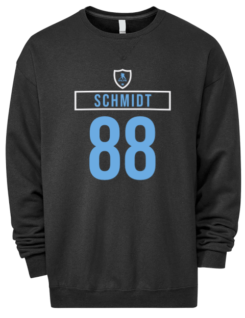 Away Jersey nate schmidt Premium Unisex Crewneck Sweatshirt | Swagsta