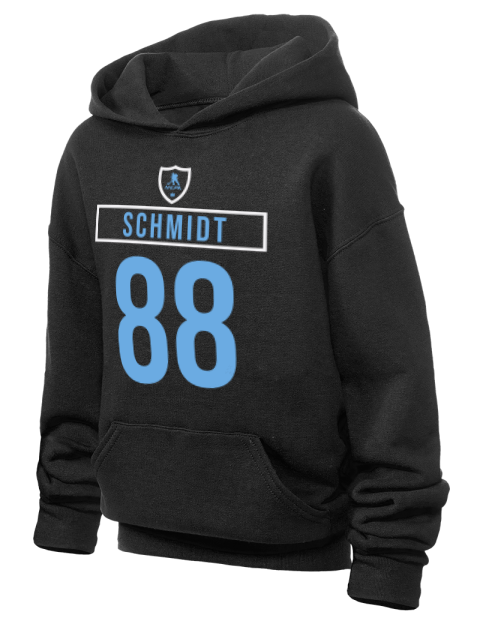 Away Jersey nate schmidt Youth Hooded Sweatshirt | Swagsta