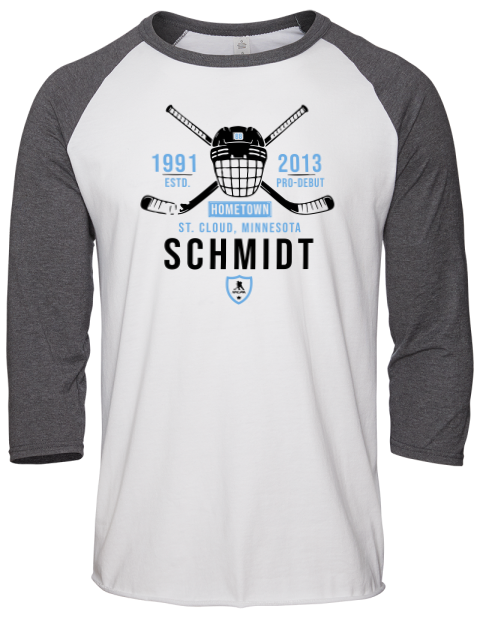 Classic Heritage nate schmidt Unisex Premium Three-Quarter Raglan T-Shirt | Swagsta