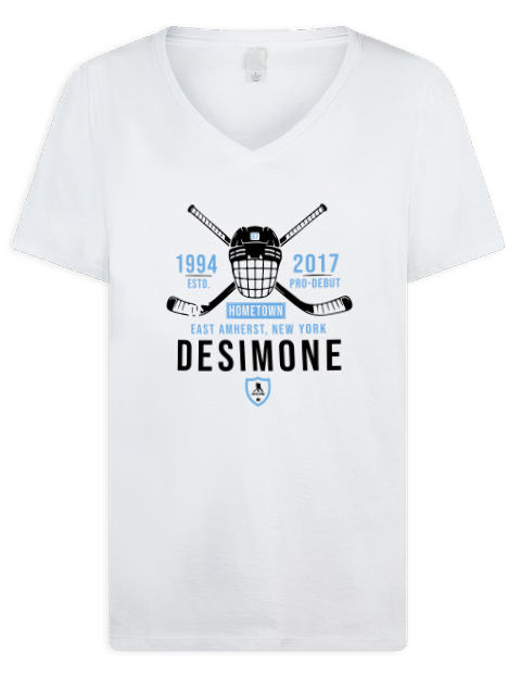 Classic Heritage nick desimone Premium Ladies V-Neck T-Shirt | Swagsta