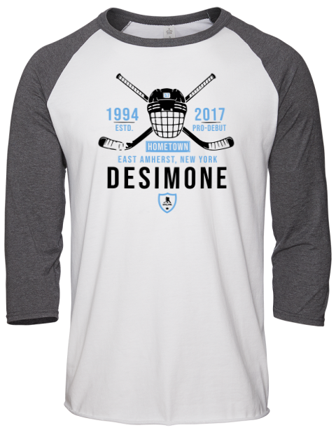 Classic Heritage nick desimone Unisex Premium Three-Quarter Raglan T-Shirt | Swagsta