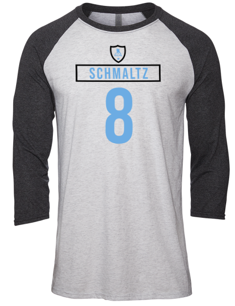Home Jersey nick schmaltz Unisex Premium Three-Quarter Raglan T-Shirt | Swagsta