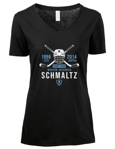 Heritage nick schmaltz Premium Ladies V-Neck T-Shirt | Swagsta