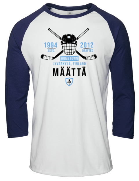 Classic Heritage olli maatta Unisex Premium Three-Quarter Raglan T-Shirt | Swagsta