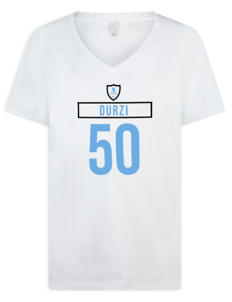 Home Jersey sean durzi Premium Ladies V-Neck T-Shirt | Swagsta