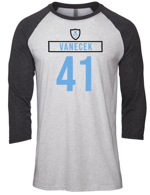 Home Jersey vitek vanecek Unisex Premium Three-Quarter Raglan T-Shirt | Swagsta