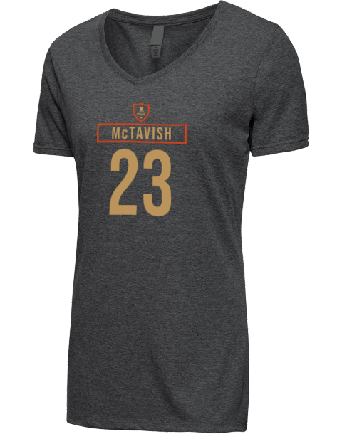 1A Away Jersey Mason Mctavish Premium Ladies V-Neck T-Shirt | Swagsta