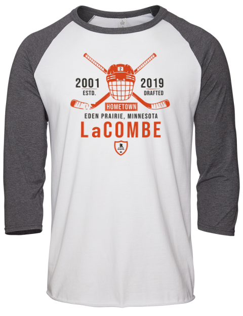 4A Classic Heritage Jackson Lacombe Unisex Premium Three-Quarter Raglan T-Shirt | Swagsta