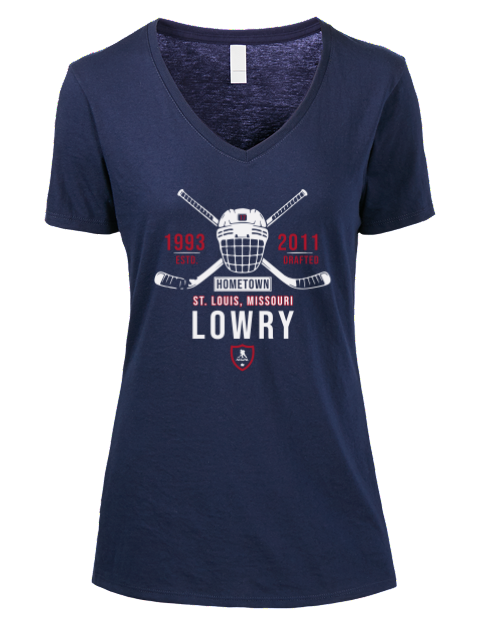 3A Heritage Adam Lowry Premium Ladies V-Neck T-Shirt | Swagsta