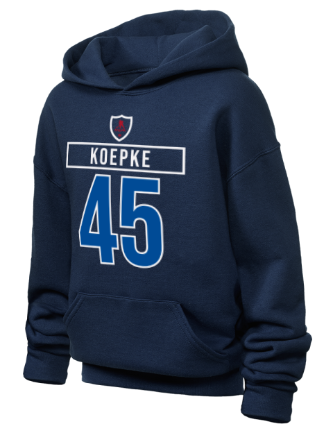 1A Away Jersey cole koepke Youth Hooded Sweatshirt | Swagsta