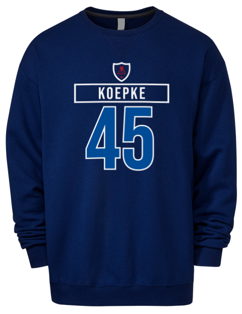 1A Away Jersey cole koepke Premium Unisex Crewneck Sweatshirt | Swagsta