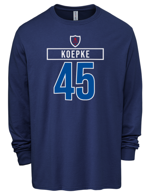 1A Away Jersey cole koepke Men's Premium Blend Long Sleeve-T-Shirt | Swagsta