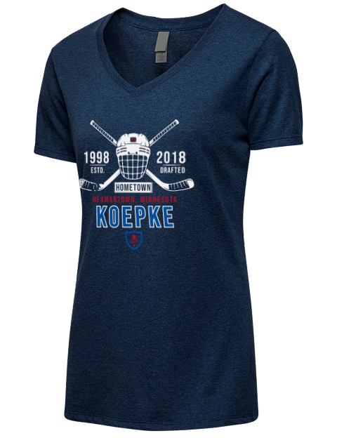 3A Heritage cole koepke Premium Ladies V-Neck T-Shirt | Swagsta