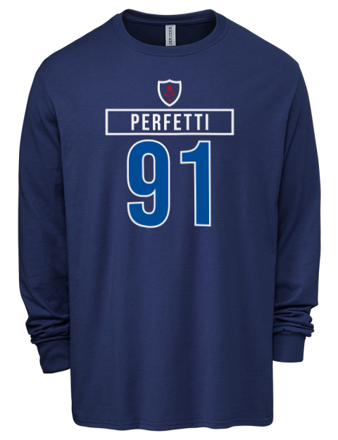 1A Away Jersey cole perfetti Men's Premium Blend Long Sleeve-T-Shirt | Swagsta
