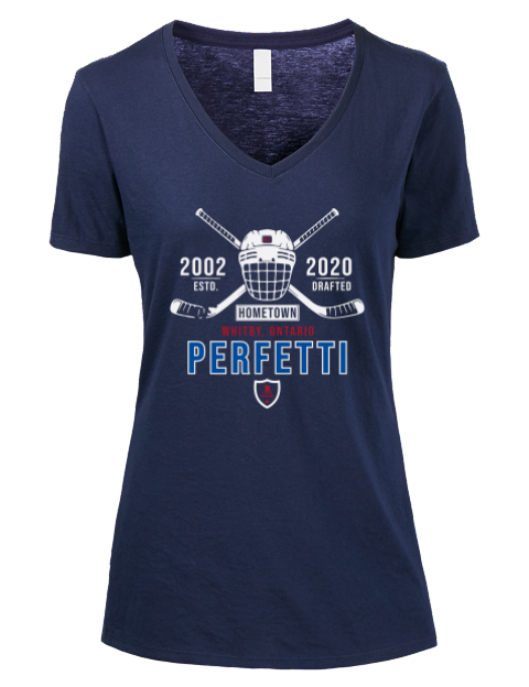 3A Heritage cole perfetti Premium Ladies V-Neck T-Shirt | Swagsta