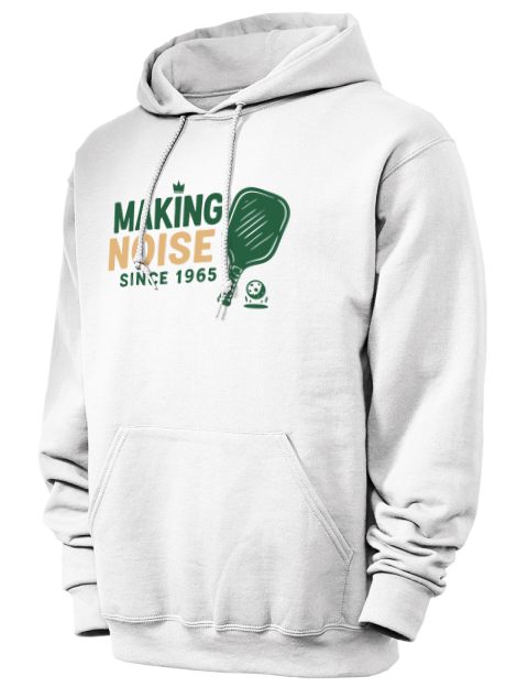 Making Noise Since Pickleball Unisex Hooded Sweatshirt | Swagsta