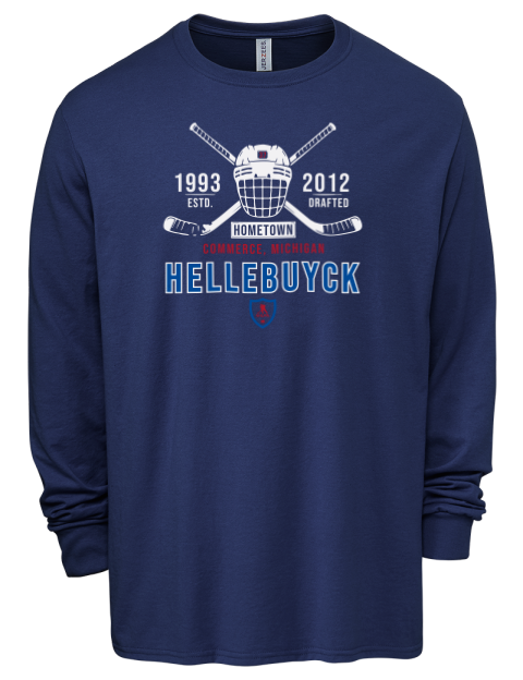 3A Heritage connor hellebuyck Men's Premium Blend Long Sleeve-T-Shirt | Swagsta