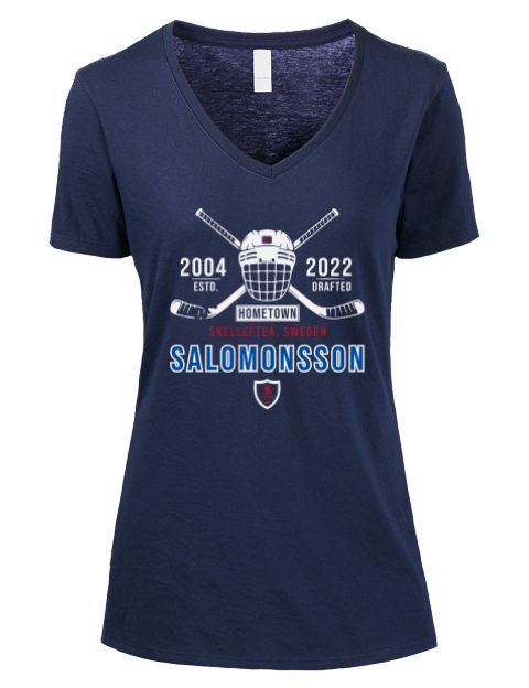 3A Heritage elias salomonsson Premium Ladies V-Neck T-Shirt | Swagsta