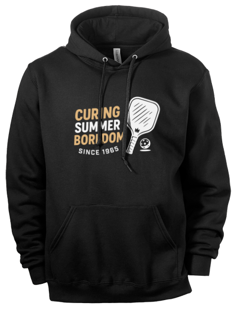 Curing Boredom Since Pickleball Eco Premium Unisex Hooded Sweatshirt | Swagsta