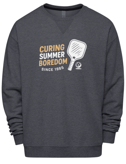 Curing Boredom Since Pickleball Premium Unisex Crewneck Sweatshirt | Swagsta