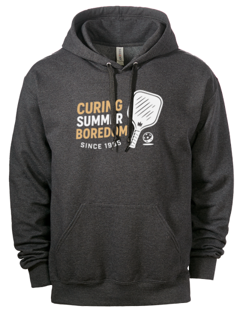 Curing Boredom Since Pickleball Eco Premium Unisex Hooded Sweatshirt | Swagsta