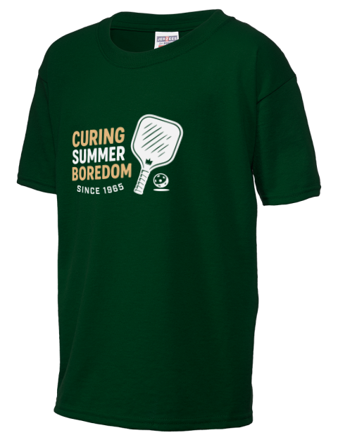 Curing Boredom Since Pickleball Youth T-Shirt | Swagsta