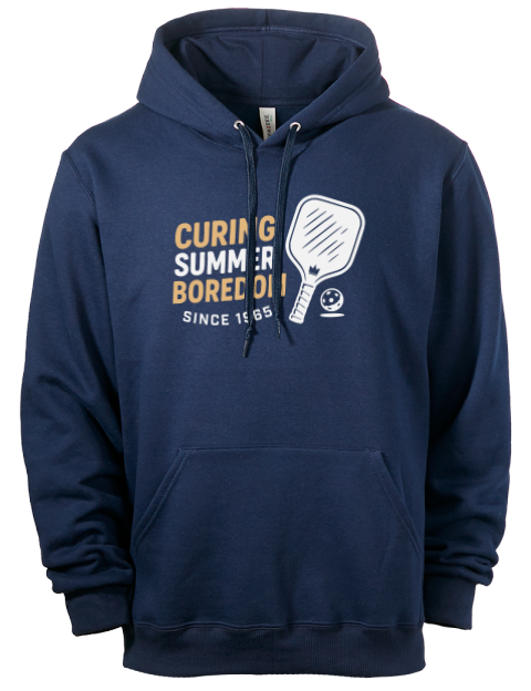 Curing Boredom Since Pickleball Eco Premium Unisex Hooded Sweatshirt | Swagsta