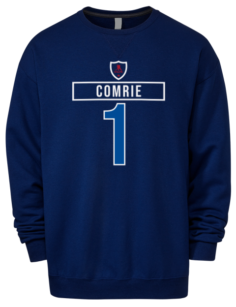1A Away Jersey eric comrie Premium Unisex Crewneck Sweatshirt | Swagsta
