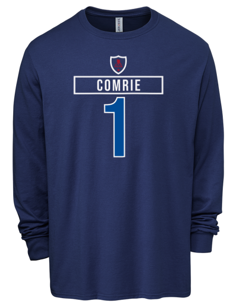1A Away Jersey eric comrie Men's Premium Blend Long Sleeve-T-Shirt | Swagsta