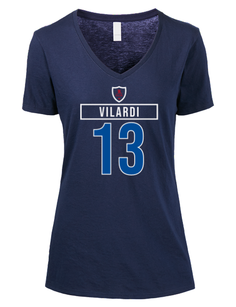 1A Away Jersey gabriel vilardi Premium Ladies V-Neck T-Shirt | Swagsta