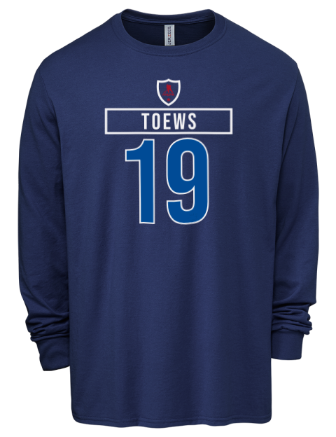 1A Away Jersey jonathan toews Men's Premium Blend Long Sleeve-T-Shirt | Swagsta